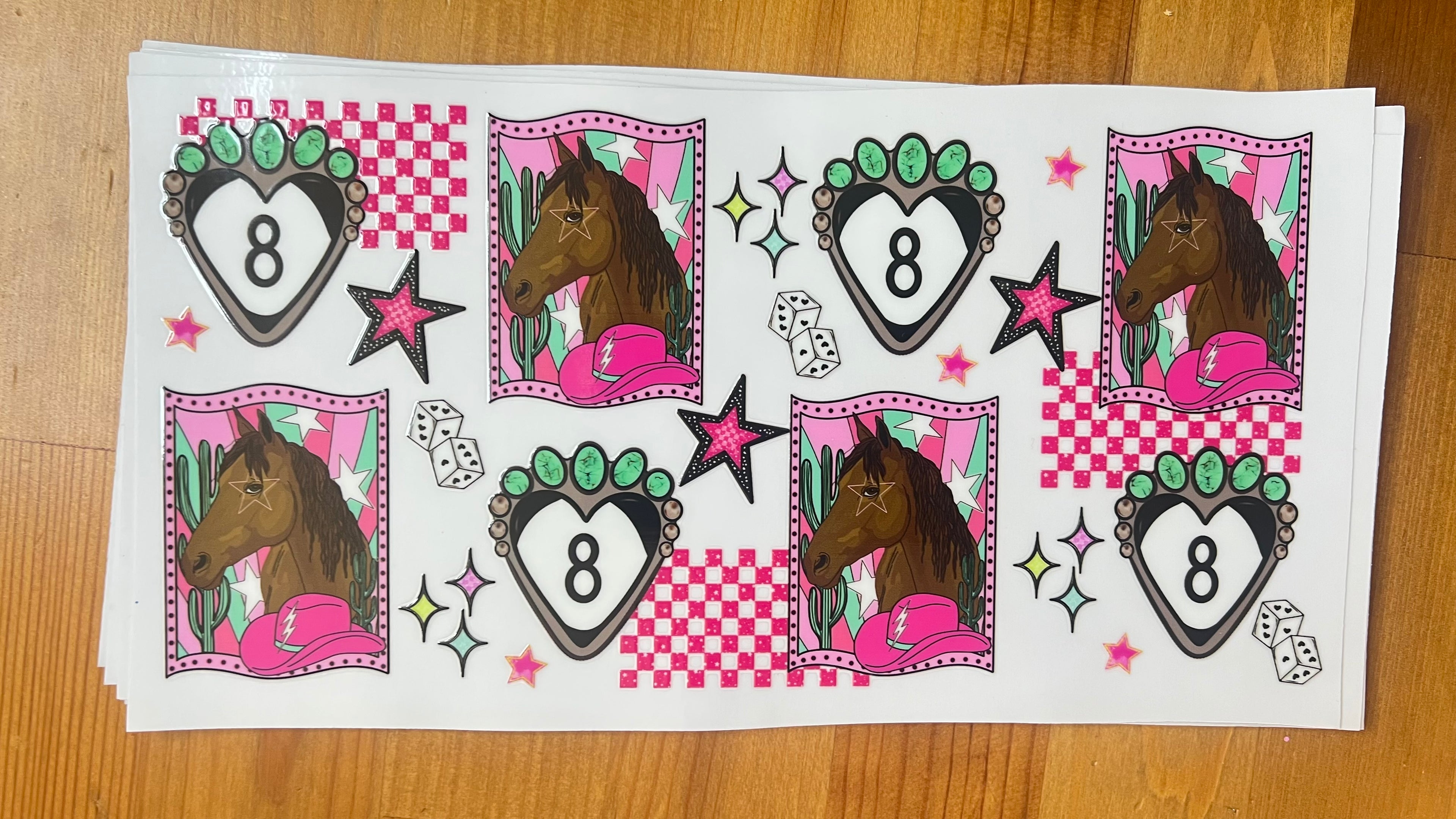 Checkered Horses