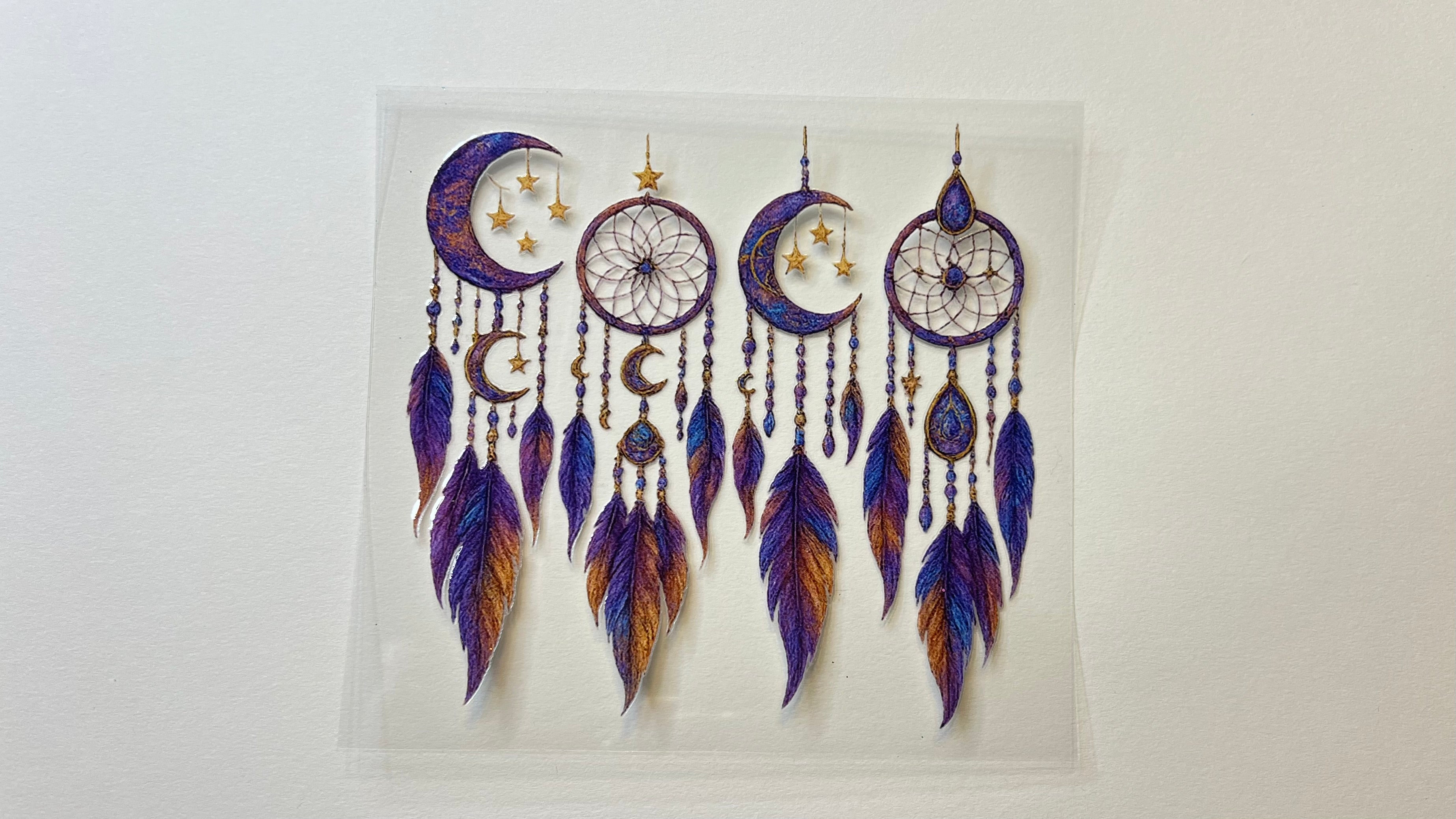 Purple-Blue Dream Catcher Decal