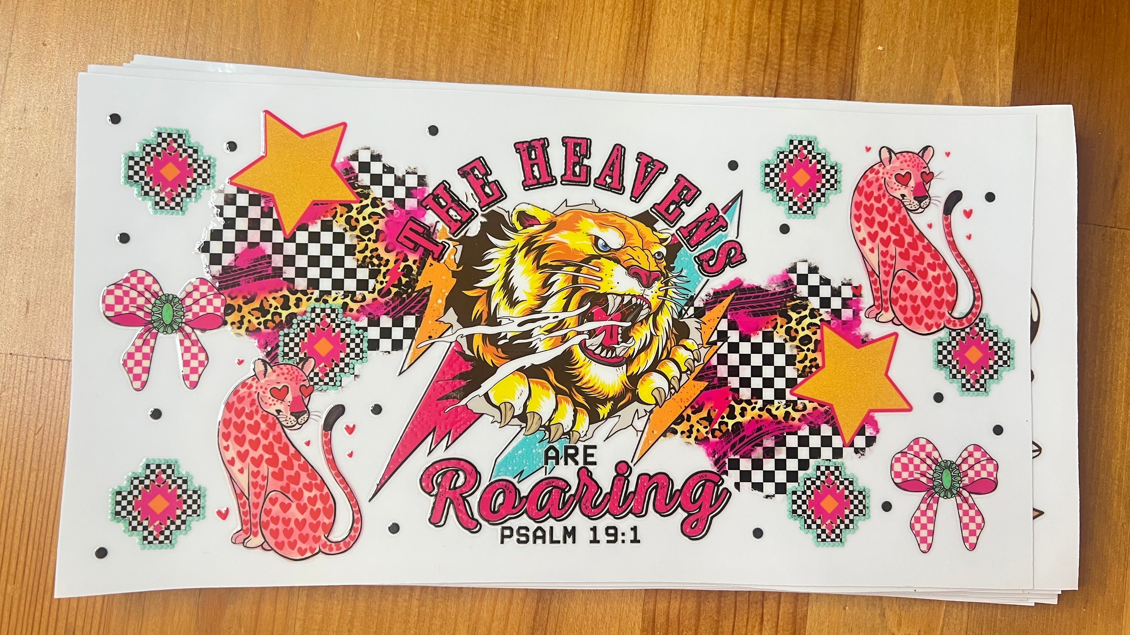 The heavens are roaring