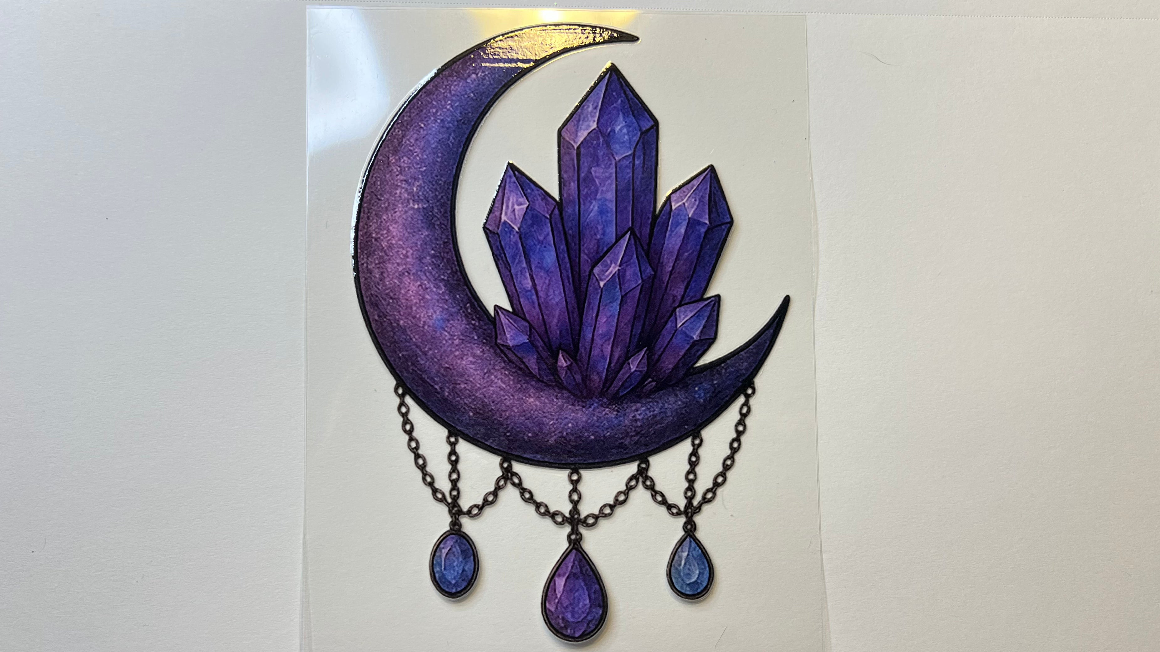 Purple Crystal Moon