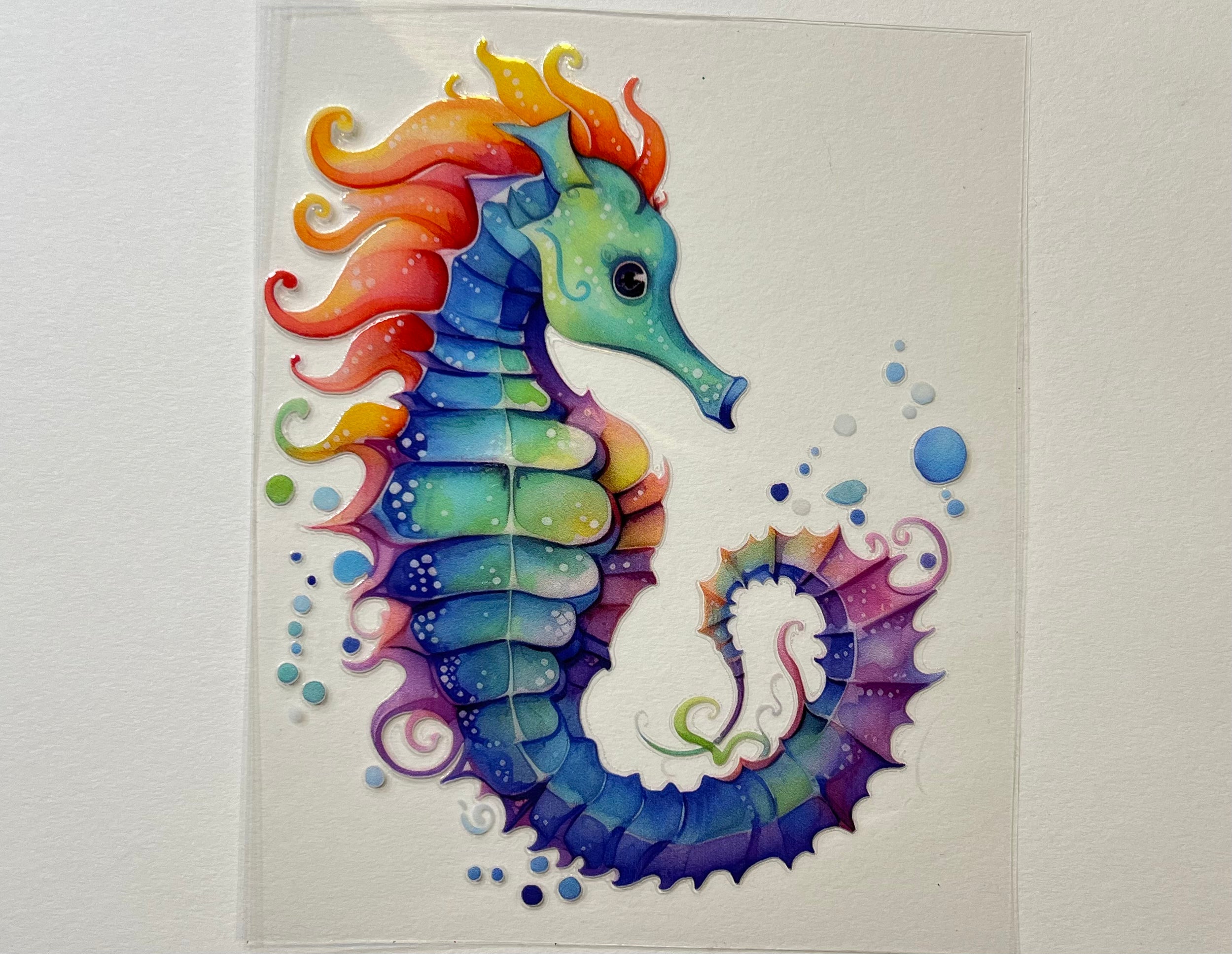 Under the sea - Rainbow Seahorse