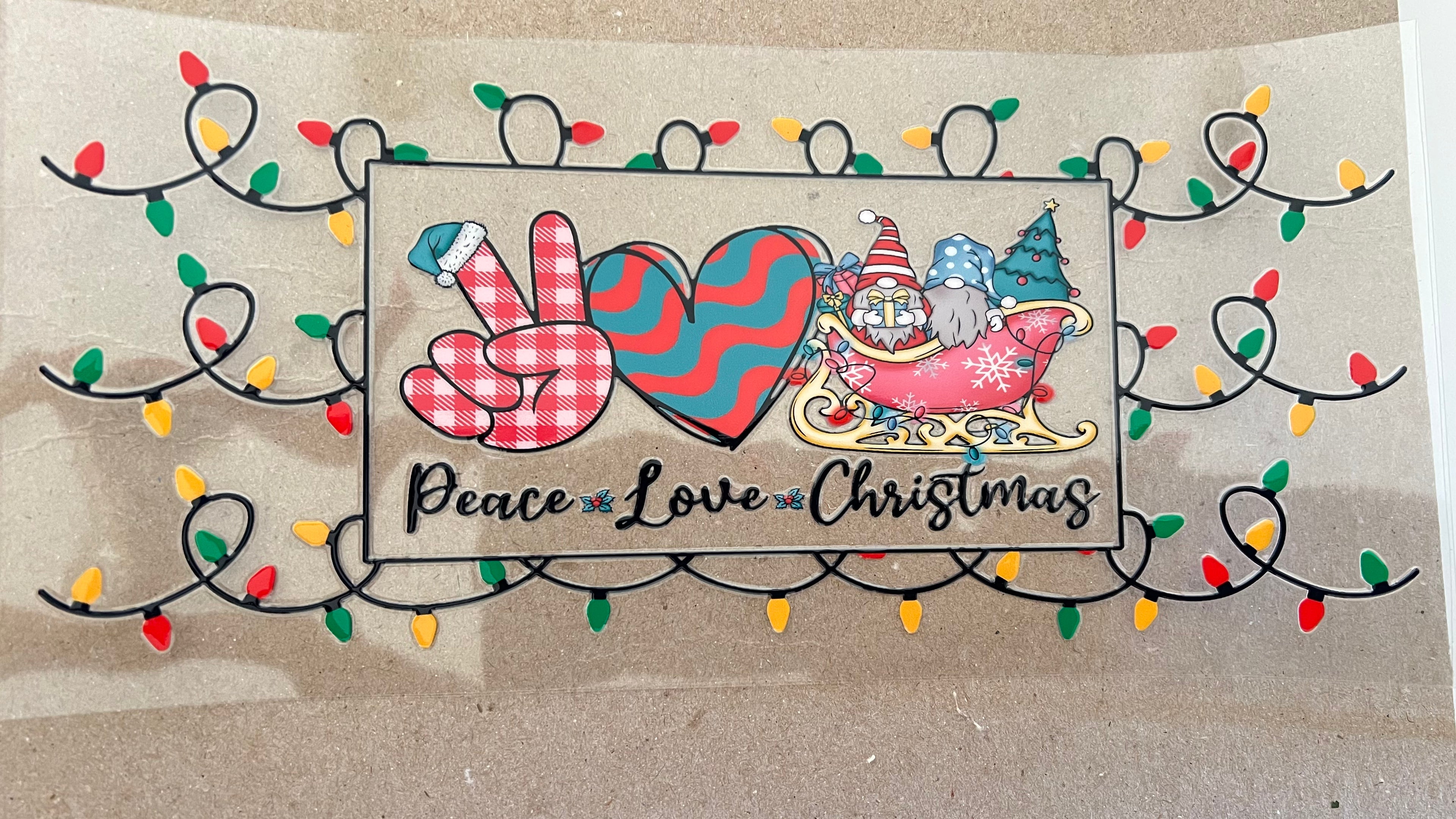 Christmas - Peace - Love - Christmas