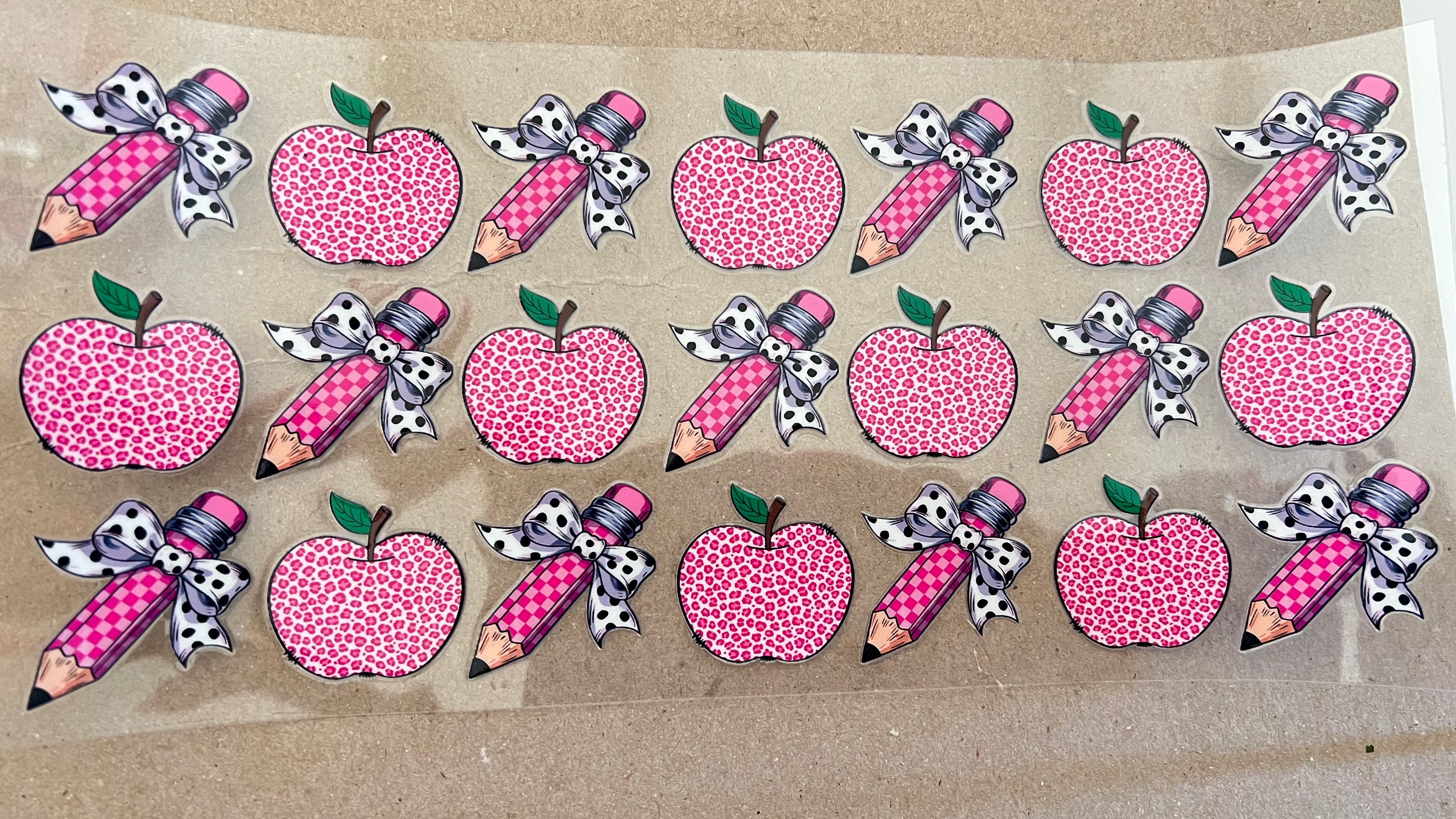 Teacher - Pink Apple
