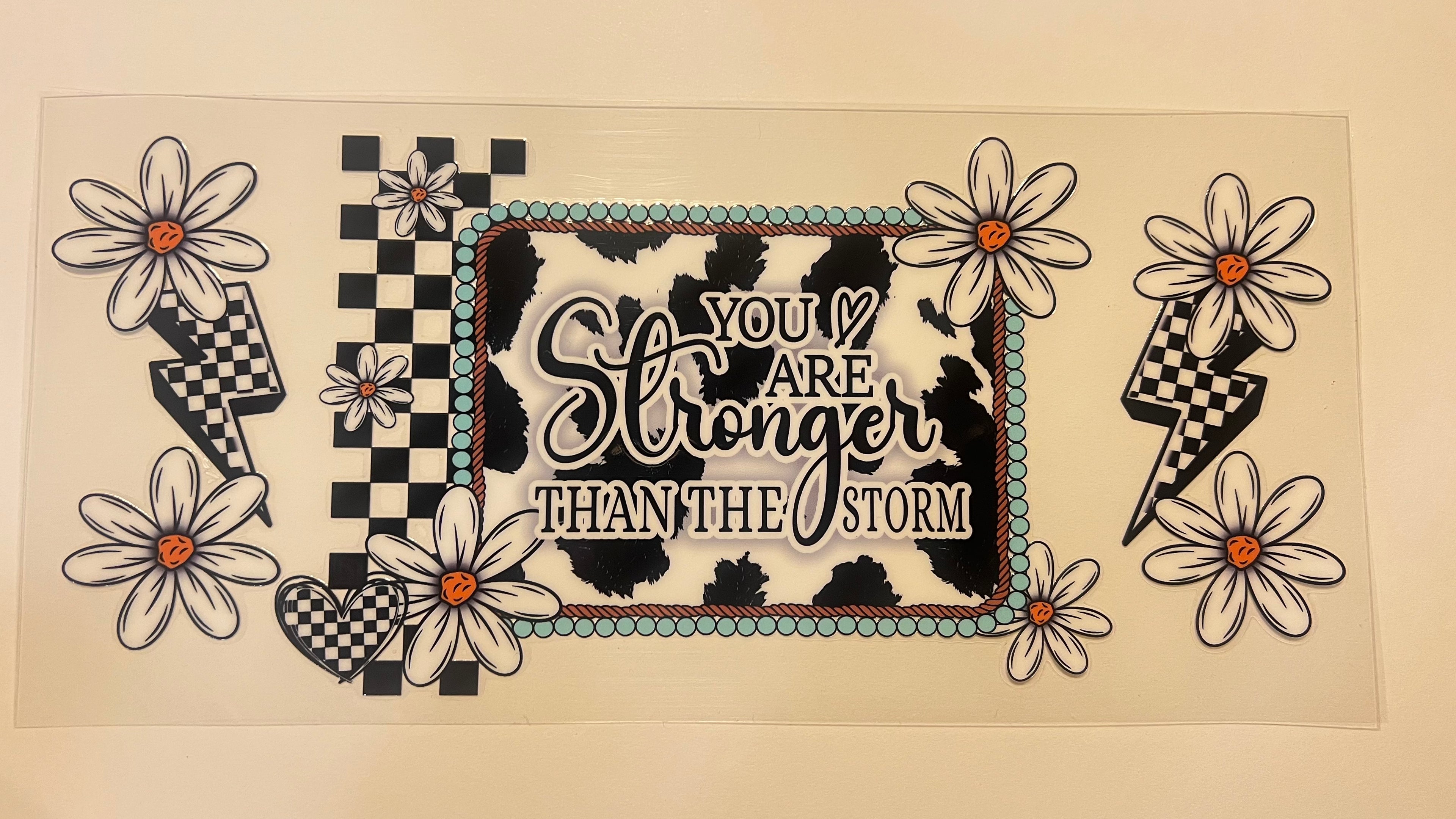 Stronger than the Storm Daisy/Checkered