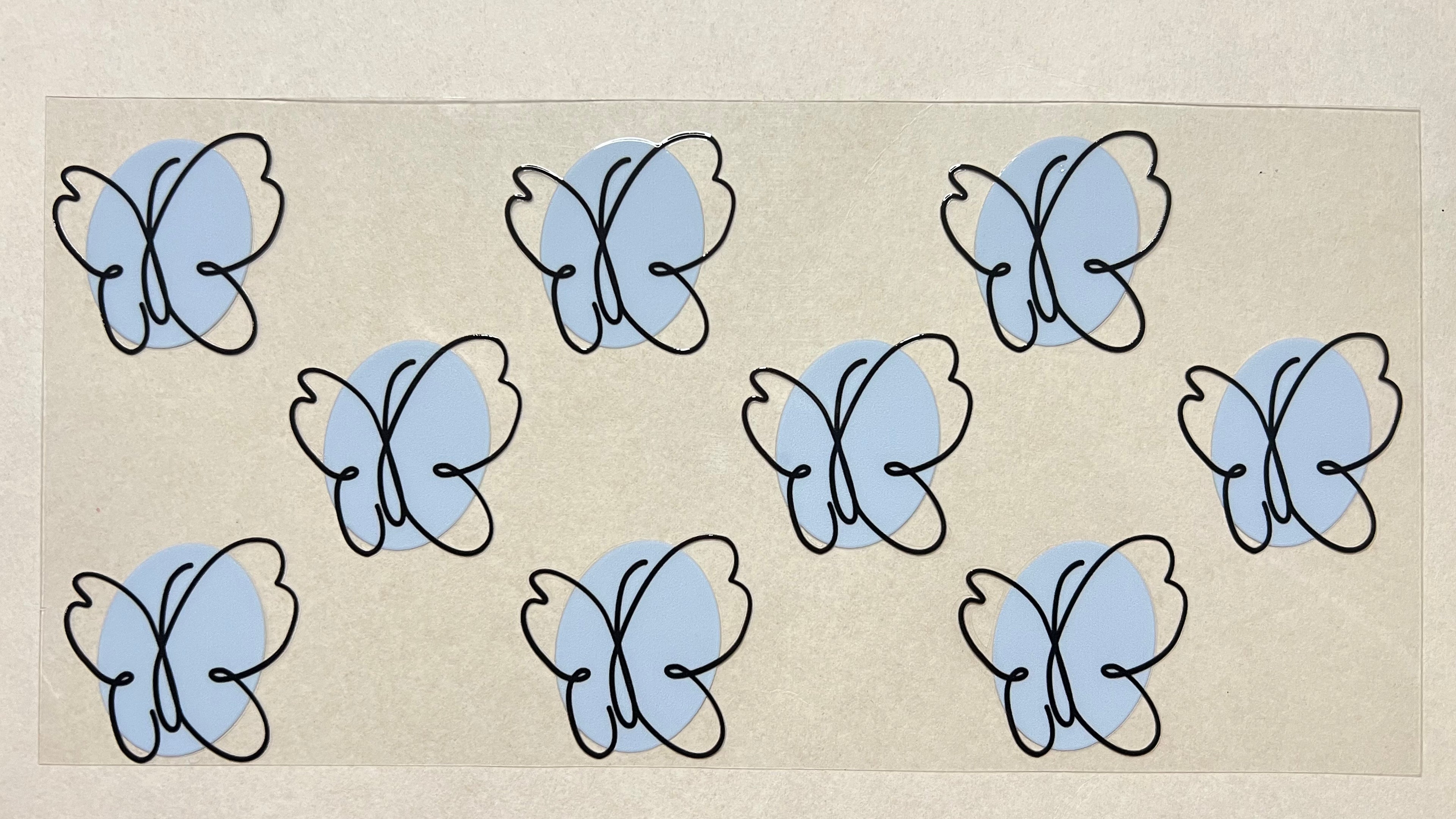 Butterflies - Baby Blue