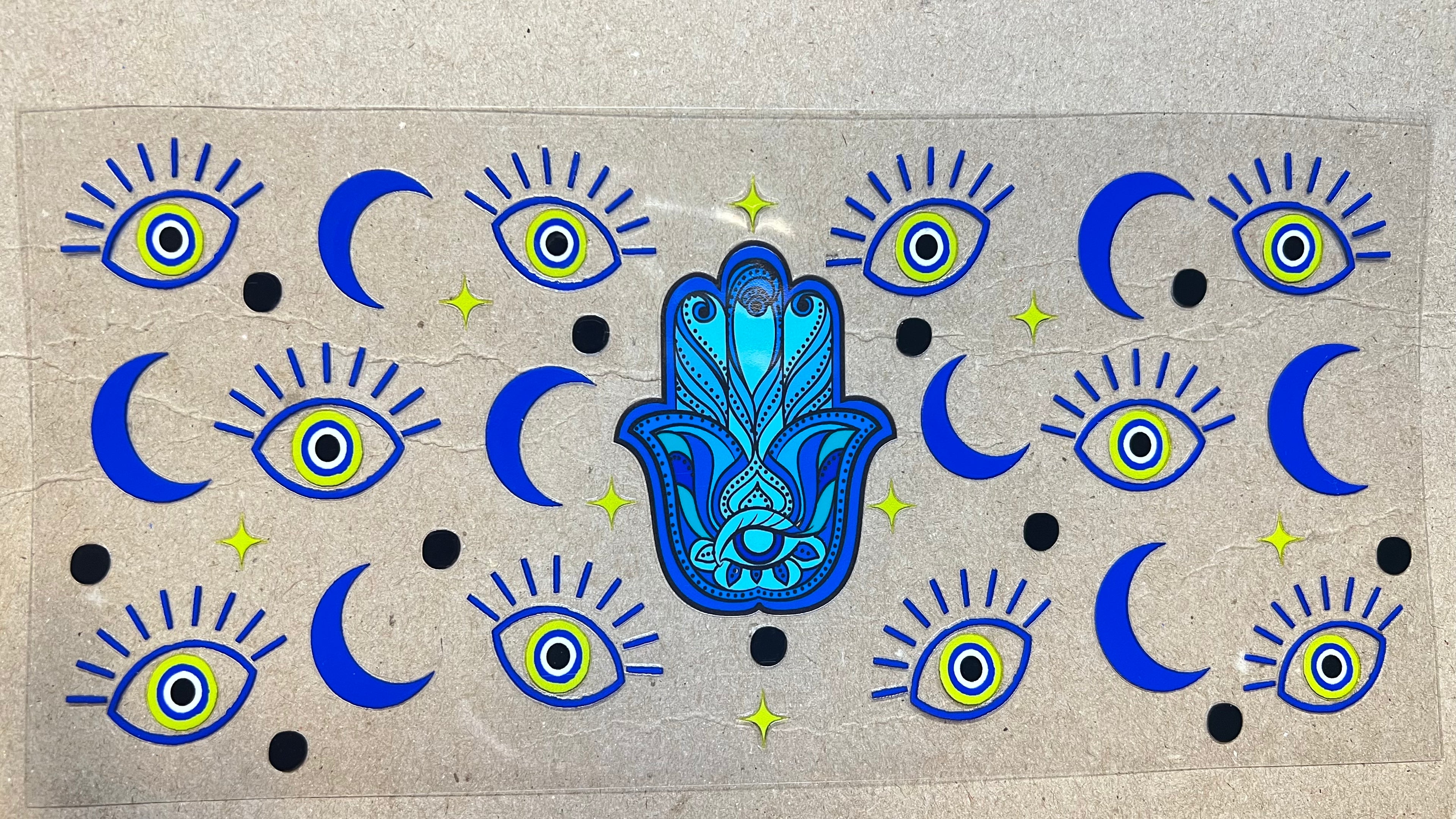 Evil Eye - Hamsa Hand & Moons